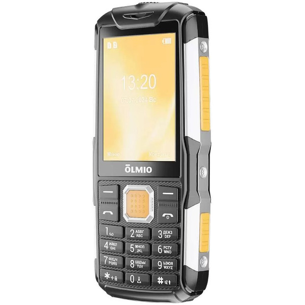 Мобильный телефон Olmio X14 / 046626 (черный/оранжевый)