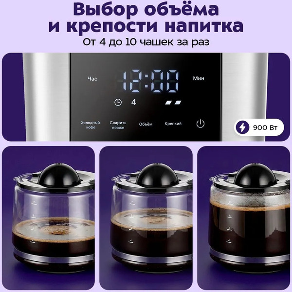 Кофеварка Kitfort КТ-7217