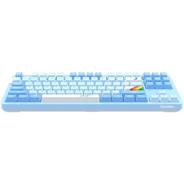 Клавиатура Dareu A87X (синий/белый)