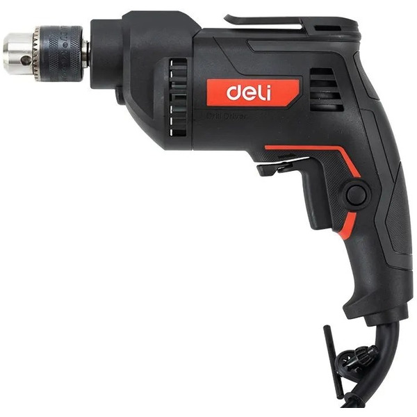 Дрель Deli DE-DZ10-2E (черный)