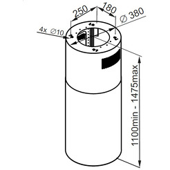 Кухонная вытяжка MAUNFELD Lee Push 39 (черный)