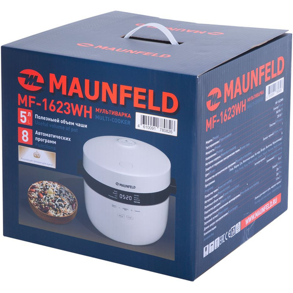 Мультиварка MAUNFELD MF-1623WH