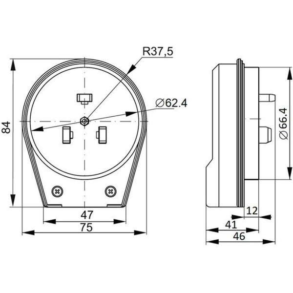 Вилка ВШ для электрической плиты  Rexant 11-8519