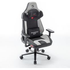 Кресло компьютерное EVOLUTION ASSETTO GT Monza Black-Grey
