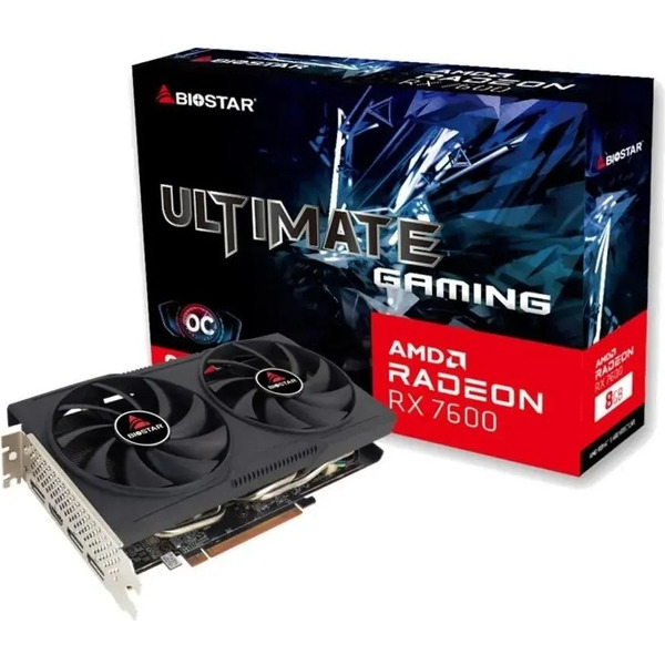Видеокарта BIOSTAR Radeon RX 7600 OC 8GB GDDR6 VA76S6RM81