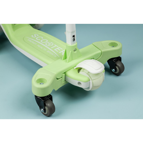 Самокат детский Ricos T-Rex JSCML603B (белый/зеленый)
