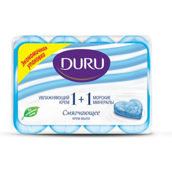 Крем-мыло Duru 1+1 Увлажняющий крем и морские минералы 4x80 г