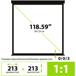 Экран Cactus CS-PSW-213X213-BK