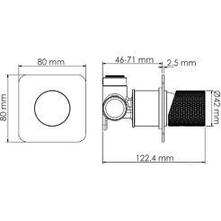 Смеситель Wasserkraft Tauber 6451