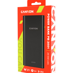 Портативное зарядное устройство CANYON CNE-CPB2001B