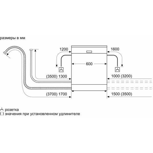 Встраиваемая посудомоечная машина Bosch SMV25BX03R