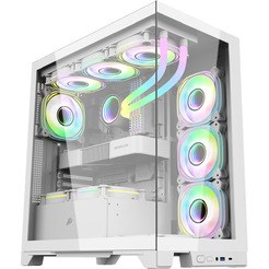 Корпус 1stPlayer Mi8 MI8-WH-3FC7R-W-1FC7-W (белый)