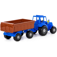 Трактор Полесье Алтай с прицепом №1 84750 (синий)
