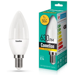 15055 LEDRB/7-C35/830/E27 (Эл.лампа светодиодная 7Вт 220В, LED-M C37 7W 3000K E27) Camelion