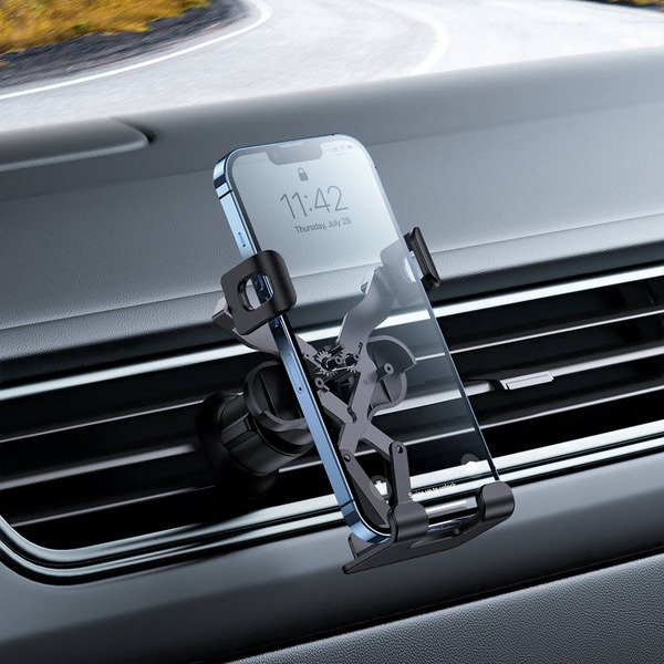 Держатель для смартфона Baseus Stable Gravitational Car Mount Lite SUWX010001 (черный)