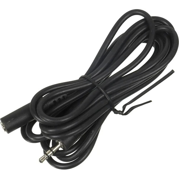 Кабель-удлинитель аудио Buro Jack 3.5 (m) - Jack 3.5 (f) (2м, черный)