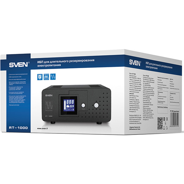 Источник бесперебойного питания SVEN RT-1000