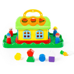 Сортер Полесье Сказочный домик на лужайке (в сеточке)