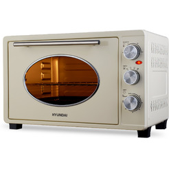 Мини-печь Hyundai MIO-HY084 (бежевый/хром)