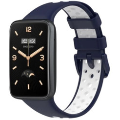 Ремешок Bingo Sport для XIAOMI Smart Band 7 Pro Синий с белым