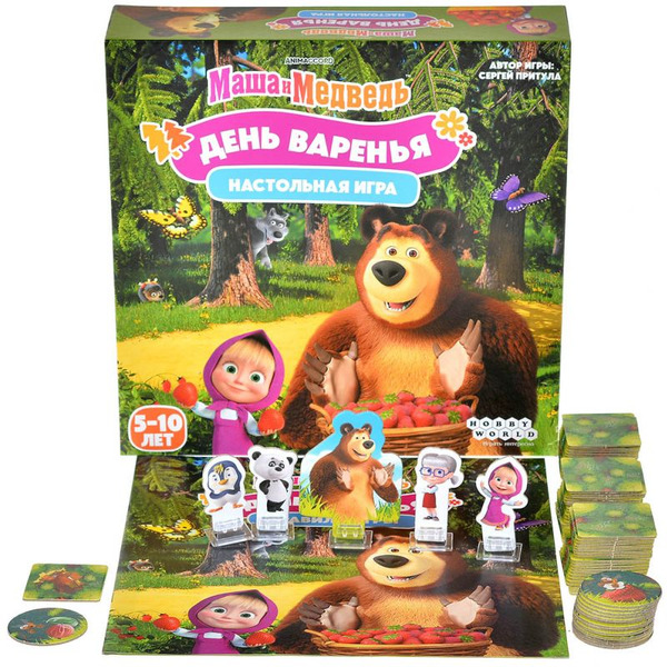 Настольная игра Hobby World Маша и Медведь: День варенья 952110