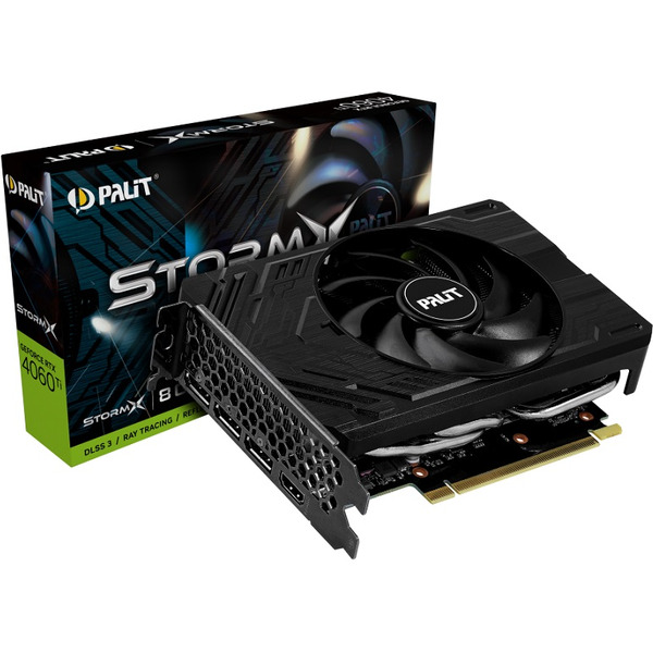 Видеокарта Palit GeForce RTX 4060 Ti StormX 8GB GDDR6 NE6406T019P1-1060F