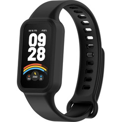 Ремешок Bingo Silicone для Xiaomi Redmi Smart Band 3/9 Active (черный)
