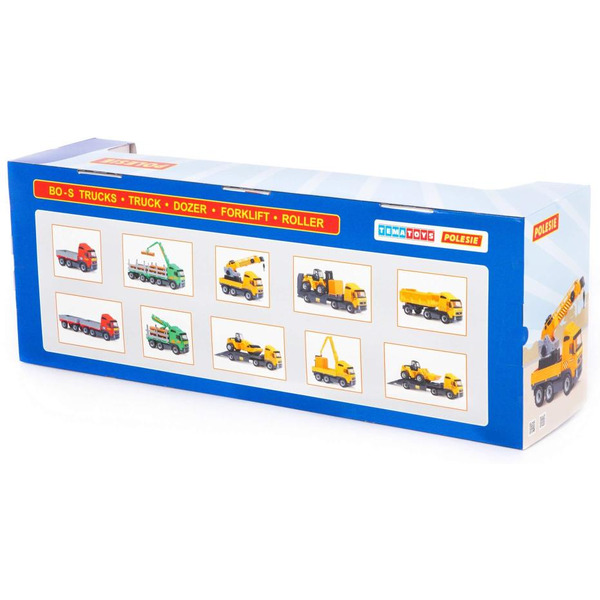 Автомобиль-самосвал с полуприцепом + трактор-погрузчик Полесье 0384 (в коробке)