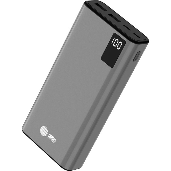 Внешний аккумулятор Cactus CS-PBFSFA-20000 (серый)