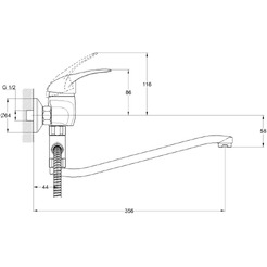 Смеситель Econoce EC0364