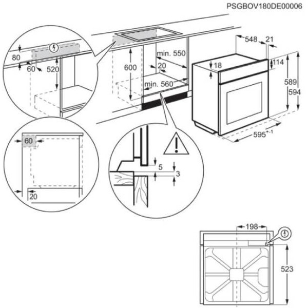Духовой шкаф Electrolux EOF4P56X