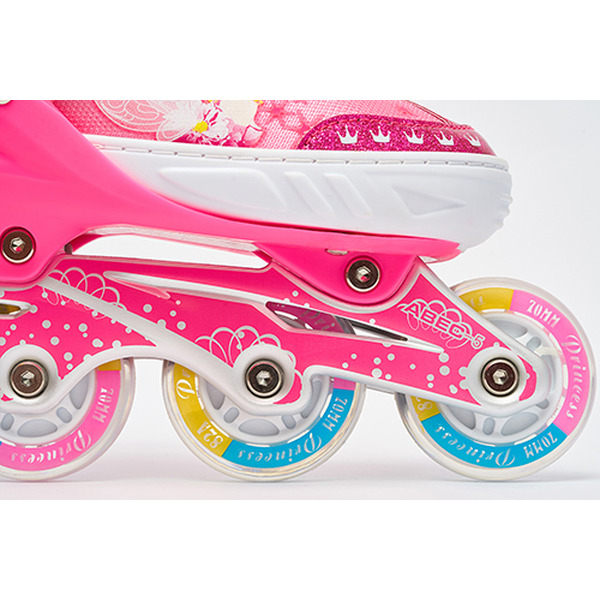 Роликовые коньки Sundays PW-153B-5D (р 29-32) розовый