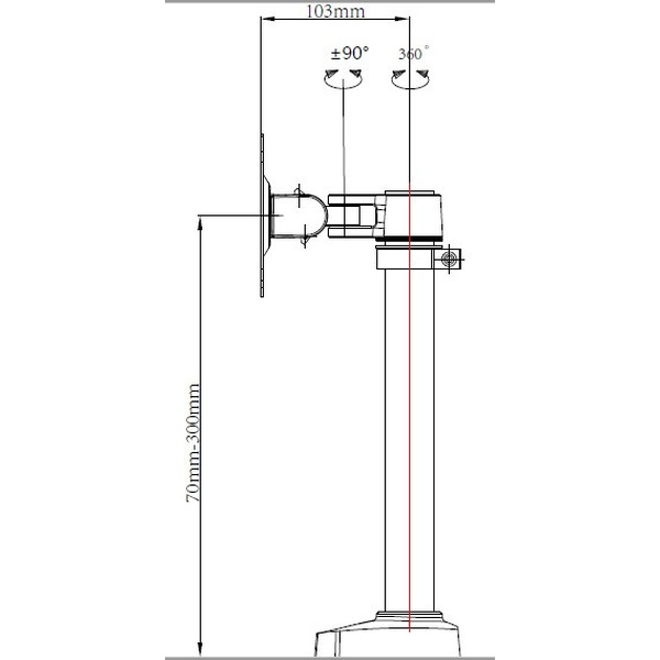 Кронштейн для монитора Buro M3