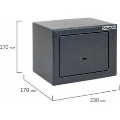 Сейф мебельный DASWERK SC-170KL (291337)