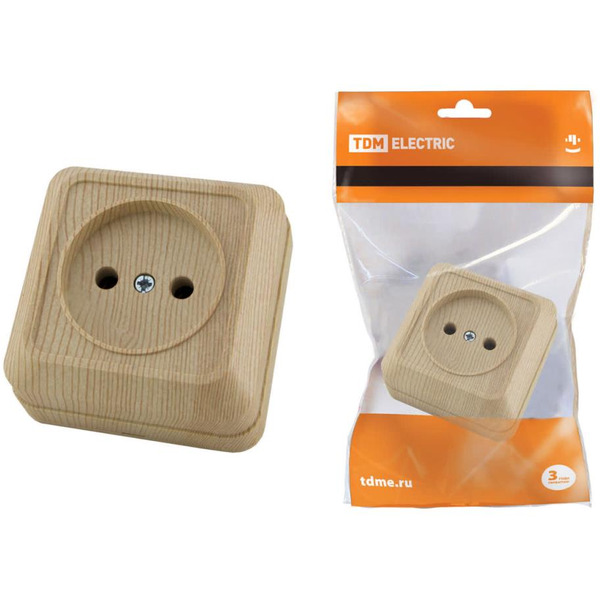 Розетка TDM Electric Ладога SQ1801-0049