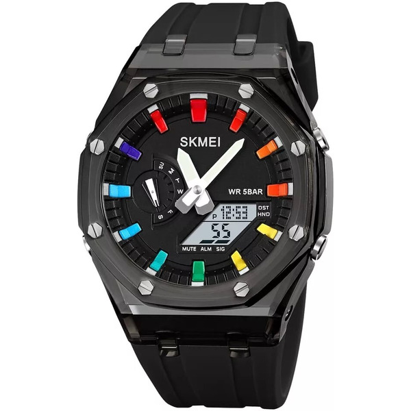 Наручные часы Skmei 2100 (черно-белые)