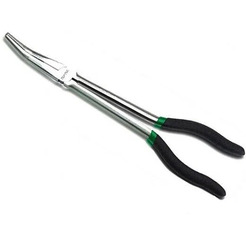 Длинногубцы TOPTUL DFAH1211 (280мм изогнутые 45°)