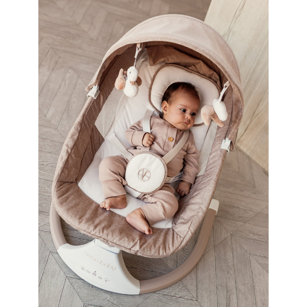 Детский шезлонг Amarobaby Lucky Swing AB23-22LUCKY/03 (бежевый)