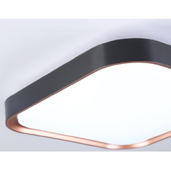 Потолочный светодиодный светильник Ambrella Light FZ1265 BK/PGD