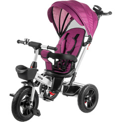 Трехколесный велосипед с ручкой NINO 6688 (красный)