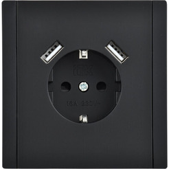 Розетка IEK Forte&Piano FP-R14-16-U21-D31-K02