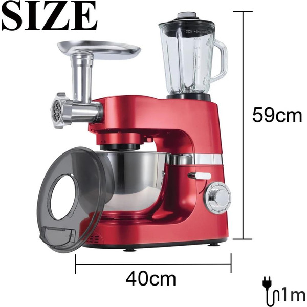 Стационарный миксер Sonifer SF-8076 (красный)