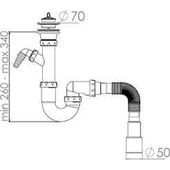 Сифон AV Engineering AVE129762