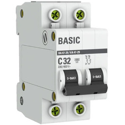 Выключатель автоматический EKF ВА 47-29 2P 32A (C) 4.5кА