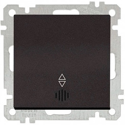 Выключатель с подсветкой Mutlusan 2100-415-0184 черный мат (21 серия)