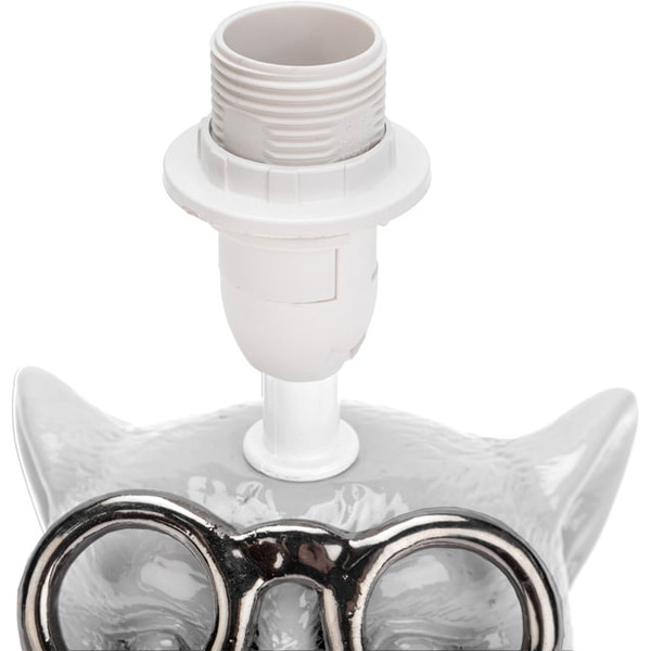 Светильник декоративный REXANT 603-1033 "Кот в очках" Е14, 40Вт (белый)