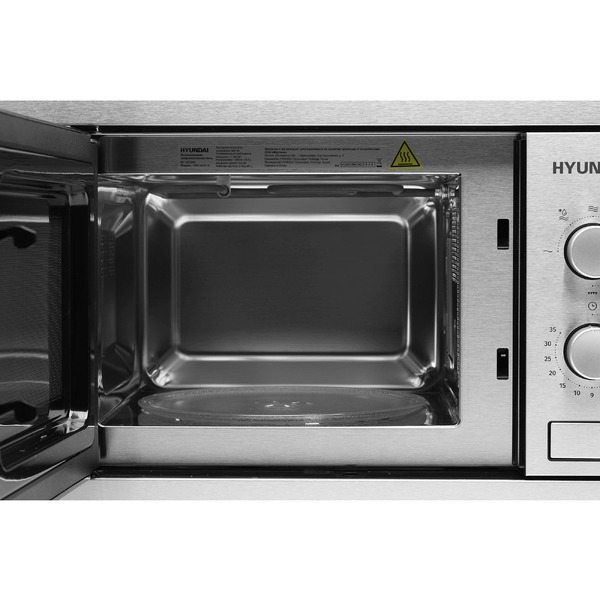 Встраиваемая микроволновая печь Hyundai HBW 2030 IX (нержавеющая сталь)