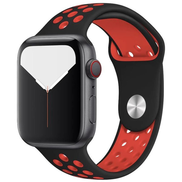 Ремешок Bingo Sport для APPLE Watch 38/40/41mm (S) Черный с красным