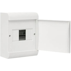 Щит распределительный EKF ЩРН-П-6 Basic (белая дверца)