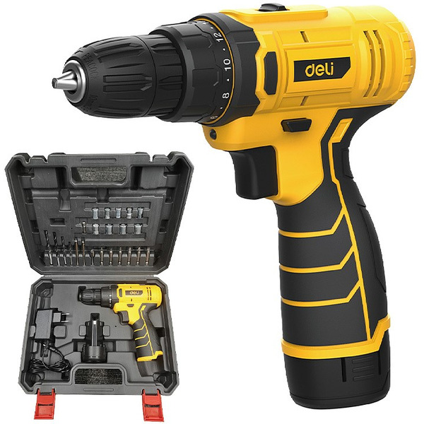 Дрель-шуруповерт Deli DZ12-6A2 (9169541)
